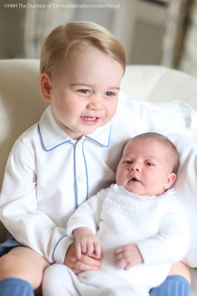 Королевские дети: Принц Джордж и принцесса Шарлотта