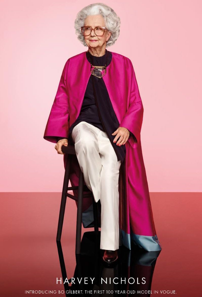 Эйджизм не пройдет: Впервые моделью журнала Vogue стала 100-летняя женщина