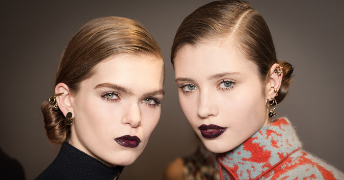 Осенние make-up тенденции: Выразительные губы и драматический взгляд