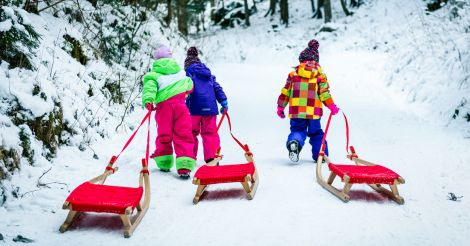 На лыжах: Три идеи для зимнего отдыха ребенка