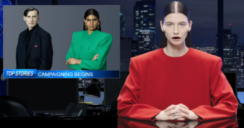 Странные новости в рекламе Balenciaga