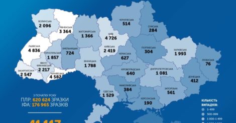 Шокирующее количество заболевших COVID-19 в Украине