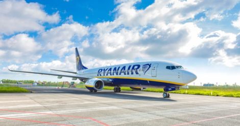 Выручка Ryanair упала на 95%