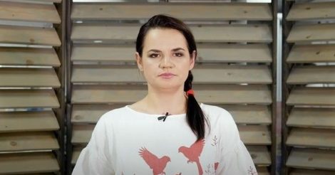 Светлана Тихановская приняла участие в женском протесте в Германии