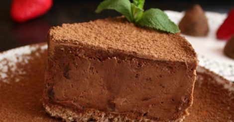 Мега-шоколадный трюфельный торт без выпечки