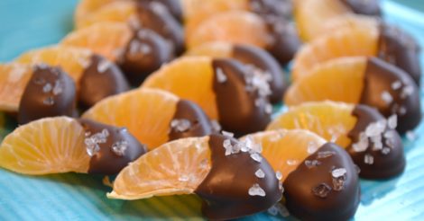Пикантный рецепт мандариновых долек в шоколаде