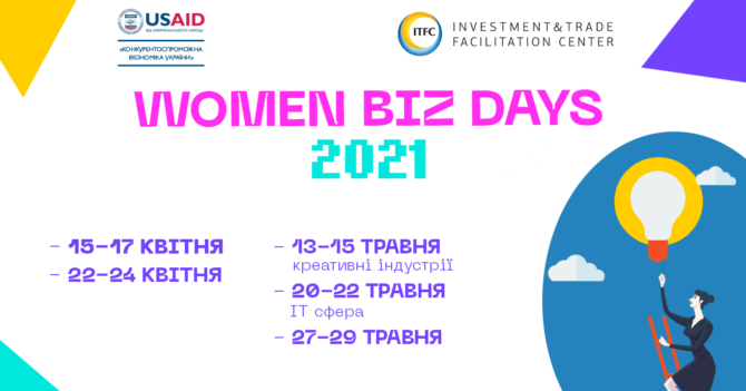 Жінок-підприємниць запрошують на серію безкоштовних онлайн бізнес-семінарів Women Biz Days