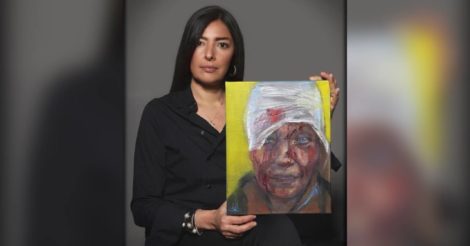 За $100 тисяч на аукціоні продали портрет пораненої мешканки Чугуєва