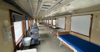 В Україні почав курсувати евакуаційний медпотяг (фото)