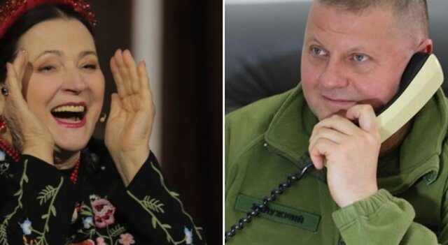 Ніна Матвієнко захотіла заміж за Залужного: головнокомандувач ЗСУ дав відповідь