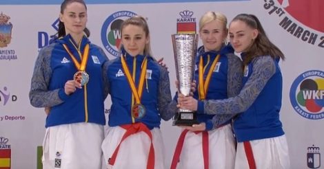 Жіноча збірна України з карате – друга в медальному заліку першого етапу Прем’єр-ліги