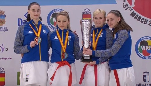 Жіноча збірна України з карате – друга в медальному заліку першого етапу Прем’єр-ліги
