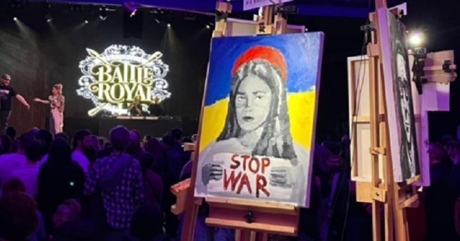 Art Battle Manchester: українка Юлія Лапшина у трійці переможців