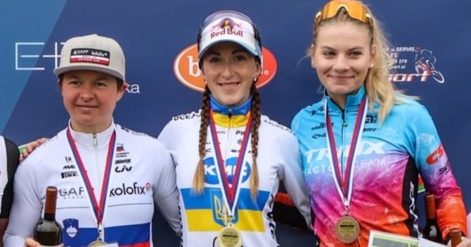 Українська велогонщиця Яна Беломоіна завоювала "золото" на престижному турнірі