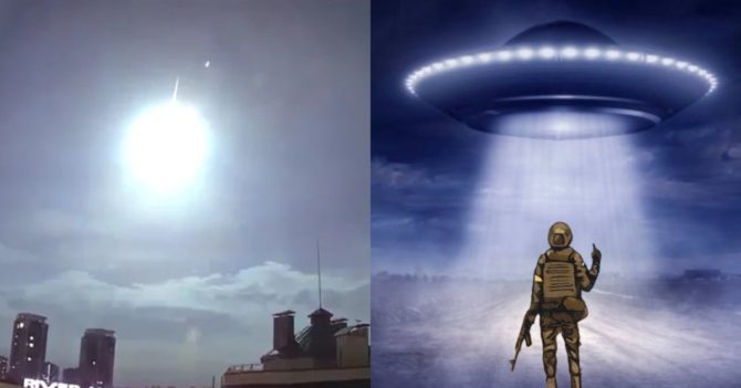 Спалах у небі над Києвом став мемом: як українці висміяли теорію про НЛО