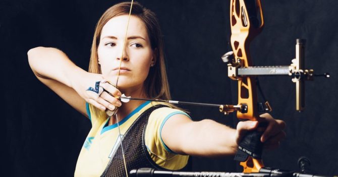 Українська лучниця побила національний рекорд на Європейських іграх-2023