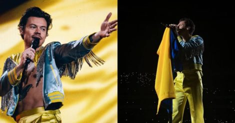 Гаррі Стайлс підтримав Україну на концерті у Польщі: фото та відео