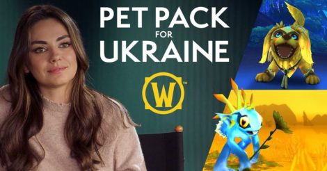 Для підтримки України: Міла Куніс та Blizzard запустили продаж набору петів у World of Warcraft