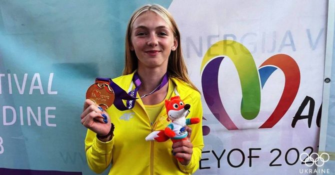 Українська легкоатлетка Ольга Машанєнкова завоювала перше "золото" на ЄЮОФ-2023: деталі