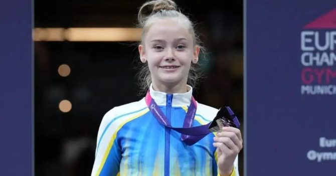 Українська гімнастка Анна Лащевська завоювала два "золота" на Кубку світового виклику