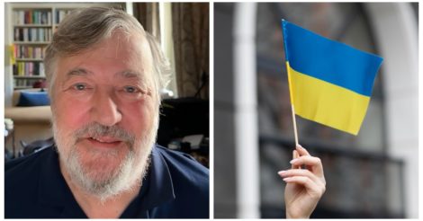 В Україну приїхав британський комік Стівен Фрай: зустрівся з українцями, які постраждали від війни