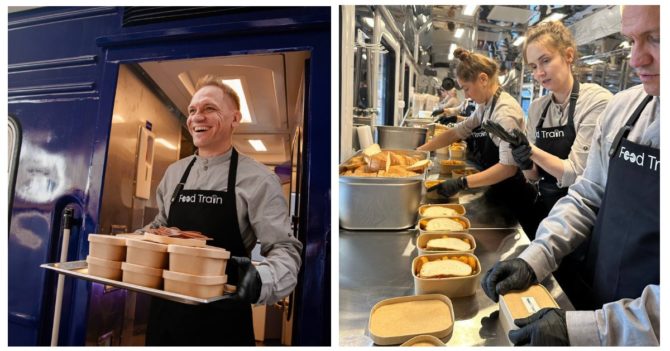 Food Train: в Україні створили перший у світі потяг-кухню