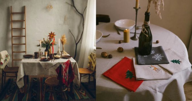 Український бренд Ptashatam представив різдвяний текстиль: фото