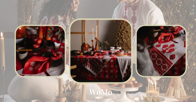 Краса українського столу: українка створила різдвяну колекцію одягу та текстилю