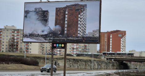 «Зруйнований» Таллінн нагадує естонцям про важливість мирного життя