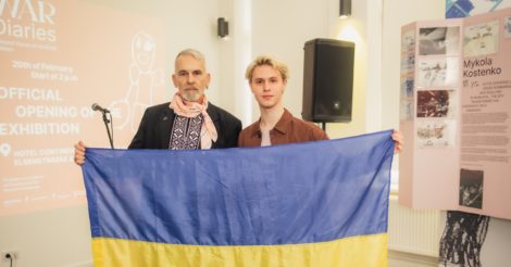 У Берліні відкрилась виставка «Щоденники війни: непочуті голоси українських дітей»