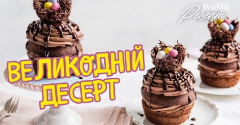Рецепт великодніх кексів "Шоколадне гніздо"