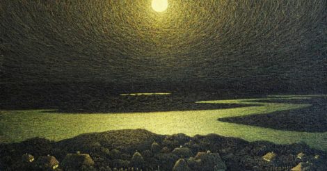Пейзаж Івана Марчука «Зійшов місяць над Дніпром» пішов з аукціону за $300 тисяч