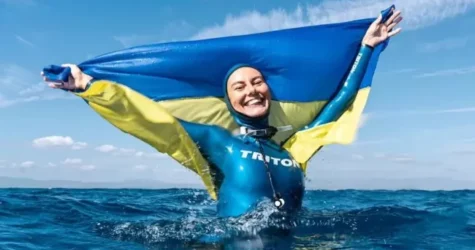 Українська фрідайверка Катерина Садурська встановила восьмий світовий рекорд