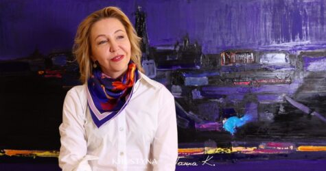 Бренд KHUSTYNA та Ганна Криволап представляють колекцію шовкових хустин “Luminescence”, натхненну внутрішнім світлом українців