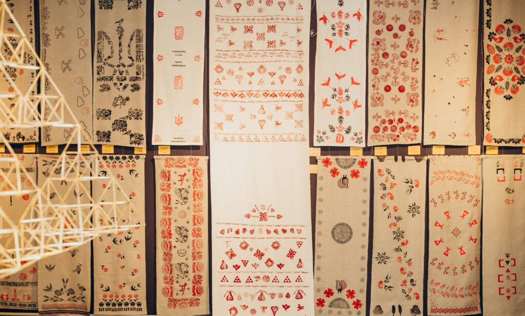 виставка вибійчаних рушників