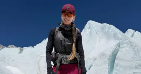 Ірина Галай підняла металевий тризуб з Азовсталі на п’яту вершину світу