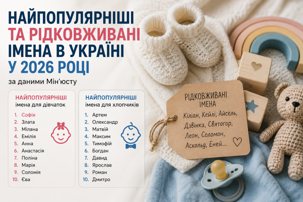 Найпопулярніші імена