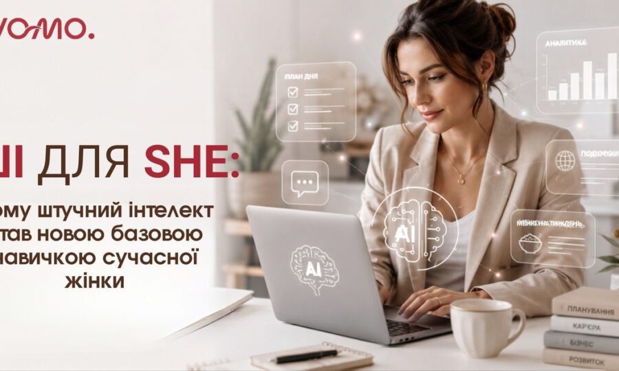 ШІ для SHE: як штучний інтелект змінює життя сучасної жінки